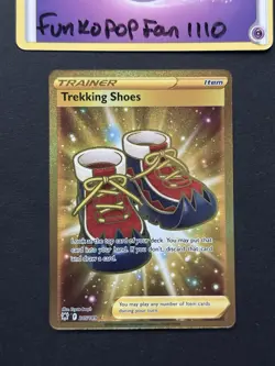 Trekking Shoes 215/189 Secret Rare Gold SWSH10: Astral Radiance Pokemon Card - Image 1