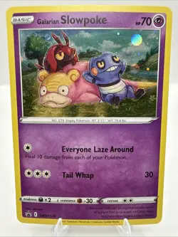 NM Galarian Slowpoke - SWSH126 - Pokemon Sword & Shield Promo Holo Card - Image 1