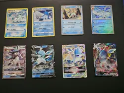 Pokemon TCG Glaceon 8 Card Lot GX V V MAX Holos Etc - Image 1