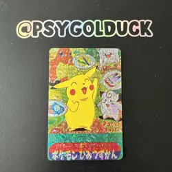 Japanese Pokemon Playing Card Pikachu Charmander Clefairy picnic - Image 2
