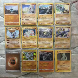 Pokemon TCG Machoke Machop Machamp Lot Of 12 Cards - NM/Mint - Image 1