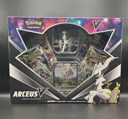 Pokemon TCG Arceus V Figure Collection Box w/Promo Card and Cosmic Eclipse Pack - Image 1