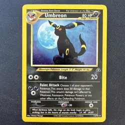 Pokemon Umbreon Neo Discovery Holo TCG Card 13/75 - Image 1