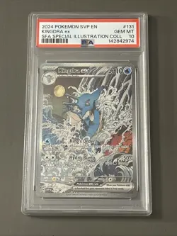 Pokemon TCG: Kingdra ex 131 Sv: Scarlet & Violet Promo Cards Holo PSA 10 - Image 1