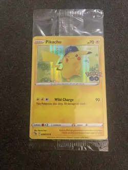 Pokemon/Pokemon GO Prerelease Pikachu Holo Foil Promo Card #028/078 Sealed - Image 1