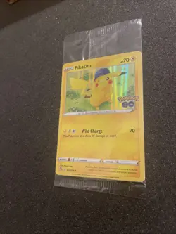 Pokemon/Pokemon GO Prerelease Pikachu Holo Foil Promo Card #028/078 Sealed - Image 3