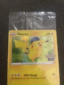 Pokemon/Pokemon GO Prerelease Pikachu Holo Foil Promo Card #028/078 Sealed - Image 4