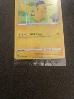 Pokemon/Pokemon GO Prerelease Pikachu Holo Foil Promo Card #028/078 Sealed - Image 5