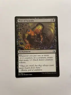 1x Nest of Scarabs Amonkhet Regular MTG Magic Card Uncommon (C) - Image 1