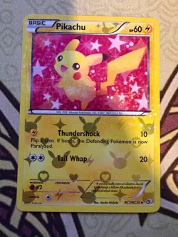 Pokemon Pikachu RC7/RC25 Legendary Treasures Holo Card - Image 3
