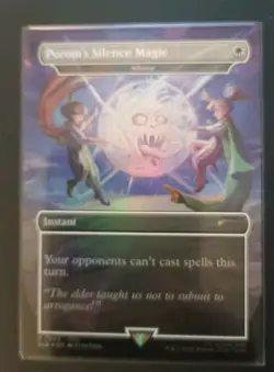 MTG - Porom's Silence Magic - FOIL - Silence - Final Fantasy Secret Lair - Image 1