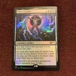 Post's Citadel Bolas's Citadel MTG Secret Lair Drop, Foil, #1187 NM+ Unplayed - Image 1