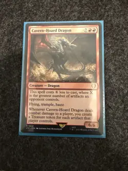 Cavern-Hoard Dragon Light Play, English Magic the Gathering MTG Commander: The l - Image 1