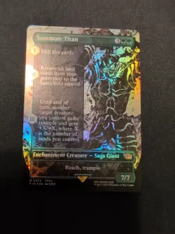 Summon: Titan (Borderless) Final Fantasy Foil - Image 1