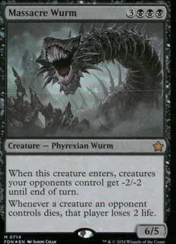 Foundations #714 Massacre Wurm Foil - Image 1