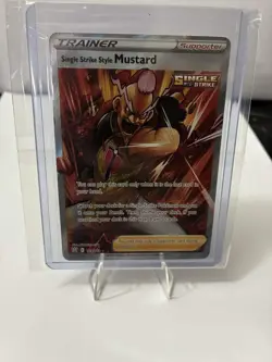 Single Strike Style Mustard #163 (Pokemon TCG Battle Styles) - Image 1