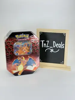 Pokemon TCG Sword & Shield Hidden Fates (Factory Sealed) Charizard Collector Tin - Image 2