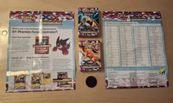 Pokemon XY Phantom Forces THEME DECKS Set of 2 (Bolt Twister / Burning Winds) VG - Image 1