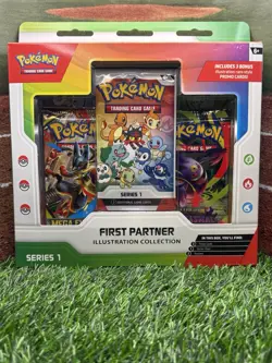 Pokemon TCG First Partner Illustration Collection Series 1 New Sealed - Image 1