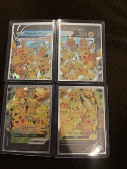 Pokemon Pikachu V-Union Complete Set Near Mint SWSH139 SWSH140 SWSH141 SWSH142 - Image 1
