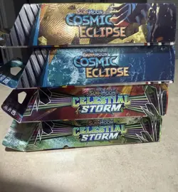 Pokemon Sun & Moon Cosmic Eclipse & Celestial Storm Theme Deck Lot - Image 2