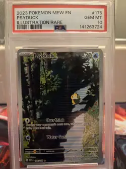 Psyduck 175/165 PSA 10 Illustration Rare Pokemon Scarlet & Violet 151 - Image 1