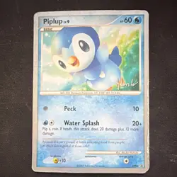 Pokemon Piplup Promos DP03 Promo Basic 60 HP World Championships Regular English - Image 1
