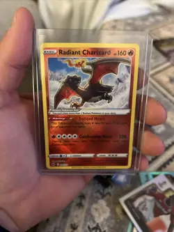 Pokemon Crown Zenith Radiant Charizard #20/159 Shiny Ultra Rare Pack Fresh NM - Image 1