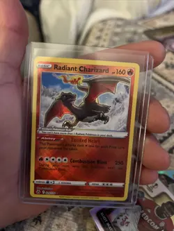 Pokemon Crown Zenith Radiant Charizard #20/159 Shiny Ultra Rare Pack Fresh NM - Image 3