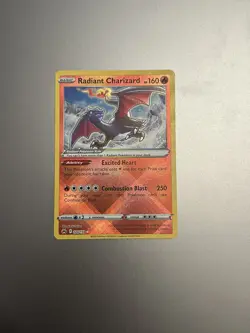 Pokemon Crown Zenith Radiant Charizard #20/159 Shiny Ultra Rare Pack Fresh NM - Image 1