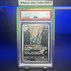 Pokemon TCG Clawitzer 141/132 Mega Evolution Base Set 2025 PSA 9 - Image 1