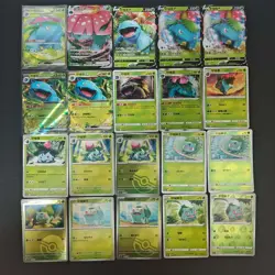 20*Lot Pokemon TCG SR/RRR/RR Venusaur ex/Bulbasaur/Ivysaur #25 KB72 - Image 1