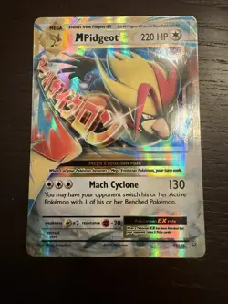 Mega Pidgeot EX 65/108 Ultra Rare Holo - XY Evolutions NM Pokemon TCG card 2016 - Image 1