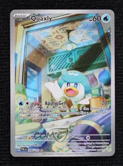 Quaxly Illustration Rare Pokemon Scarlet & Violet Paldea Evolved PAL #206 - Image 1