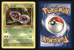 Arbok 31/62 Uncommon Fossil Pokemon Unlimited Lightly Played - Image 3