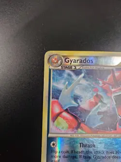 Red Gyarados Shiny 123/123 Heartgold & Soulsilver Holo MP Pokemon TCG SWIRL - Image 2
