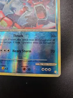 Red Gyarados Shiny 123/123 Heartgold & Soulsilver Holo MP Pokemon TCG SWIRL - Image 5