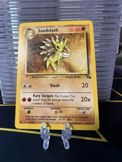 Pokemon TCG Sandslash 41/62 BASE3 Fossil LP - Image 1