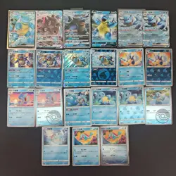 21*Lot Pokemon TCG Chinese VMAX/GX/ex Blastoise Squirtle Wartortle #24 KB72 - Image 1