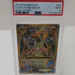 Pokemon M Charizard EX 101/108 Evolutions Full Art Ultra Rare Holo 220 HP PSA 9 - Image 3