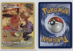 Full Art - Flareon Pokemon Sword & Shield Brilliant Stars Trainer Gallery #TG01 - Image 3
