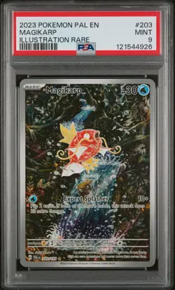 2023 Pokemon S&V Paldea Evolved Magikarp Illustration Rare PSA 9 #203/193 - Image 1
