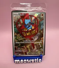 SEALED Riolu #10 Mega Evolution ETB Black Star Promo Pokemon TCG - Image 1