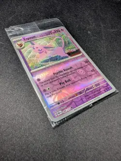Espeon Obsidian Flames Best Buy Promo SEALED Reverse Holo 086/097 Pokemon - Image 2
