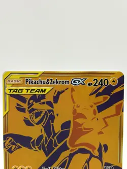 Pikachu & Zekrom GX SM248 Black Star Promo Tag Team Full Art Pokemon (Read Desc) - Image 5