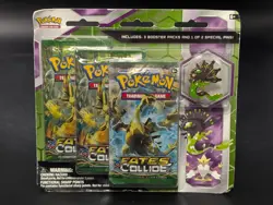 Pokemon XY Fates Collide Zygarde Pin Collection Blister Factory Sealed - Image 1