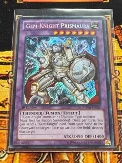 Secret Rare Gem-Knight Prismaura HA06-EN020 Hidden Arsenal 6 1st Edition | LP - Image 1