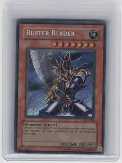 Buster Blader - BPT-008 - Yugioh TCG - Secret Rare - Unlimited - NM - Image 1