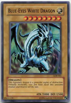 Blue-Eyes White Dragon LOB-001 The Legend of Blue Eyes White Dragon Unlimited - Image 1