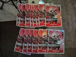 Lot*14 Roronoa Zoro ST21-015 SR Holo One Piece TCG Chinese OPCG EM68 - Image 1